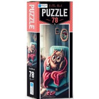 Blue Focus Little Owl Puzzle 78 Parça