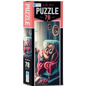Blue Focus Little Owl Puzzle 78 Parça Blue Focus Little Owl Puzzle 78 Parça