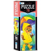 Blue Focus Sweet Owl Puzzle 78 Parça