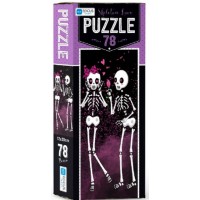 Blue Focus Skeleton Love Puzzle 78 Parça