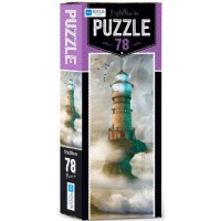 Blue Focus Lighthouse Puzzle 78 Parça