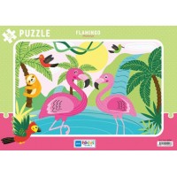 Blue Focus Flamingo Flamingo Puzzle 30 Parça