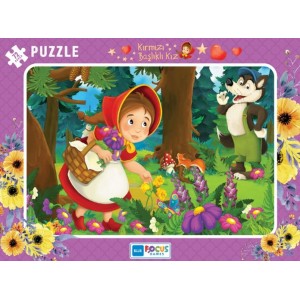 Blue Focus Kırmızı Başlıklı Kız Puzzle 72 Parça