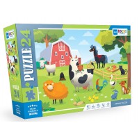 Blue Focus Farm Anımals Çiftlik Hayvanları 24 Parça