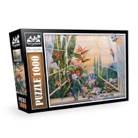 Neverland 1000 Parça Flower Wındow Çiçekli Pencere