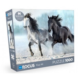 Blue Focus Horses Atlar 1000 Parça