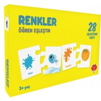 Renkler Öğren Eşleştir 3 Yaş