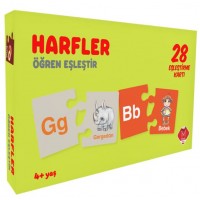 Harfler Öğren Eşleştir 4 Yaş
