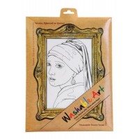 Funny Mat Johannes Vermeer Gırl Wıth A Pearl Earrıng 25 X 35 Cm