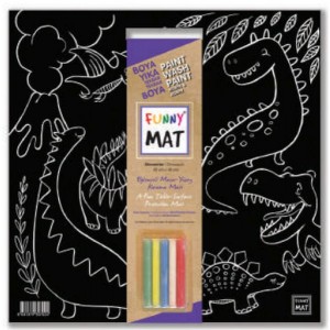 Funny Mat Dinozorlar 40x40cm