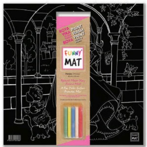 Funny Mat Prenses 40x40cm