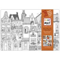 Funny Mat Komşular Büyük Boy 68x48cm