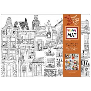 Funny Mat Komşular Büyük Boy 68x48cm