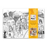 Funny Mat Kedili Sokak 68x48cm