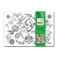 Funny Mat Çiçekli Bahçe Mandala