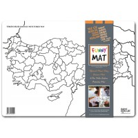 Funny Mat Türkiye Dilsiz Haritası 33,5x48cm