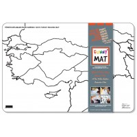 Funny Mat Türkiye Bölgeler Dilsiz Haritası 33,5x48cm