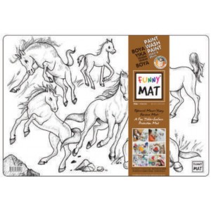 Funny Mat Atlar 33,5x48cm