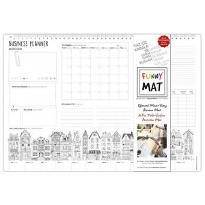 Funny Mat Çalışma Masam Business Planer Küçük Boy 33,5x48cm