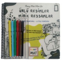 Ünlü Resimler Minik Ressamlar Funny Mat Mini Set Aktivite Seti