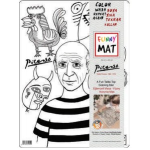 Funny Mat Pablo Pıcasso 30 X 40 Cm