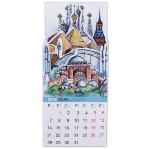 Cep Takvimi 2019 2020 Renkli Around The World