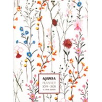2019 2020 16 Aylık Ajanda Flowers