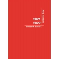 Akademi Çocuk 2021 2022 Akademik Ajanda 3078 Kırmızı 21x29 cm