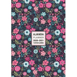 Akademi Çocuk 2020 2021 16 Aylık Ajanda Forever Flower 3080 12x17 cm