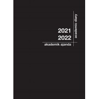 Akademi Çocuk 2021 2022 Akademik Ajanda Siyah 21x29cm
