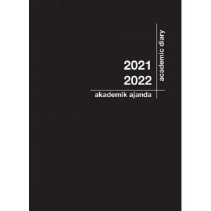 Akademi Çocuk 2021 2022 Akademik Ajanda Siyah 21x29cm