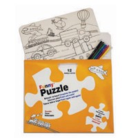 Funny Mat Puzzle Taşıtlar 30x40cm