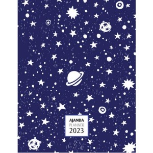 Akademi Çocuk 16x21 cm 2023 Sky Haftalık Ajanda
