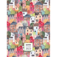 Akademi Çocuk 16x21 cm 2023 Houses Haftalık Ajanda