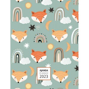 Akademi Çocuk 16x21 cm 2023 Fox Haftalık Ajanda