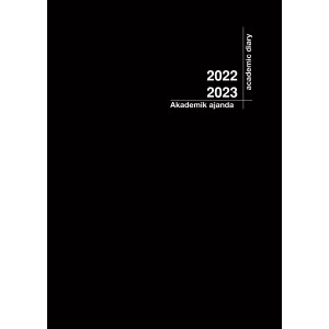 2022 2023 Akademik Ajanda 21X29 Siyah