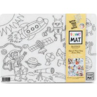 Funny Mat Uzay Ve Dinozorlar 25 X 35 Cm