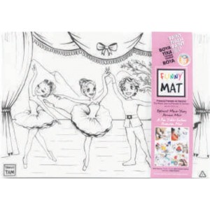 Funny Mat Prens İle Prenses Ve Dansçılar 33,5 x 48 cm