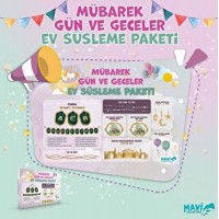 Mübarek Gün ve Geceler Ev Süsleme Paketi