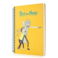 Rick and Morty Sarı Butik Defter