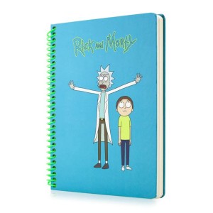 Rick and Morty Mavi Butik Defter