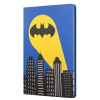 Batman Sert Kapak Butik Defter Mavi