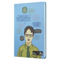 The Office Sert Kapak Butik Defter Mavi