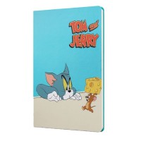 Tom And Jerry Peynir Sert Kapak Butik Defter Mavi