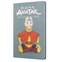 Avatar Aang Sert Kapak Butik Defter Gri