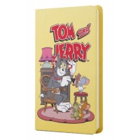 Tom And Jerry Sert Kapak Mini Defter Sarı