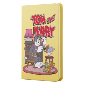 Tom And Jerry Sert Kapak Mini Defter Sarı Tom And Jerry Sert Kapak Mini Defter Sarı