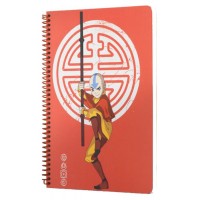 Avatar Aang Spiralli Defter Kırmızı