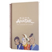 Avatar Katara Sokka Aang Spiralli Defter Krem