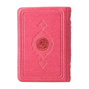 Cep Boy Kur'an ı Kerim Pembe, Kılıflı, Mühürlü
